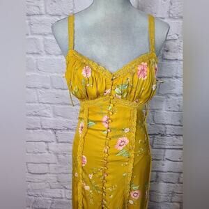 NWT Forever 21 Cottagecore/prairie/indie sleaze midi dress